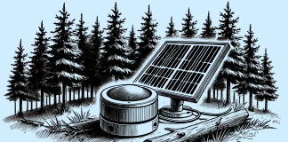 güneş enerjili sensörlerle yangın tahmini