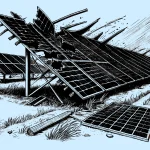 güneş enerjisinde fırtına hasarı