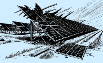 güneş enerjisinde fırtına hasarı