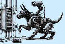elektrik sistemleri bakımı için robot köpekler