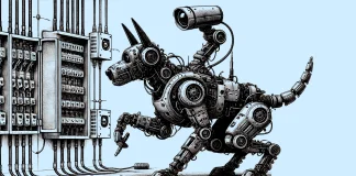 elektrik sistemleri bakımı için robot köpekler